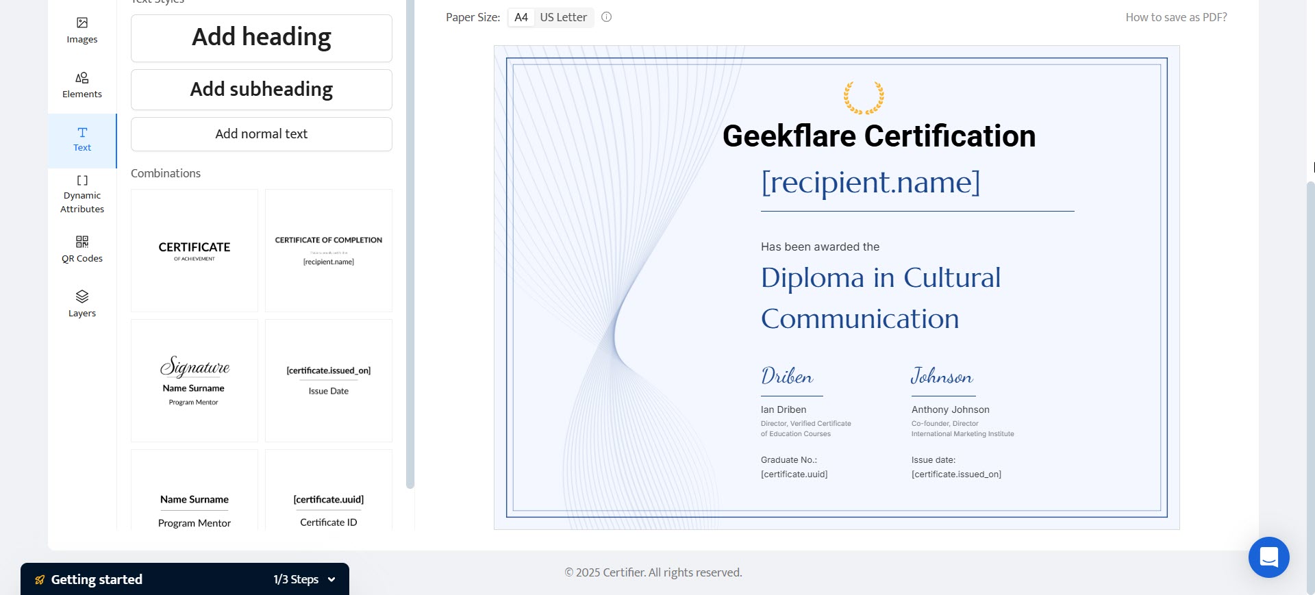 Certifier